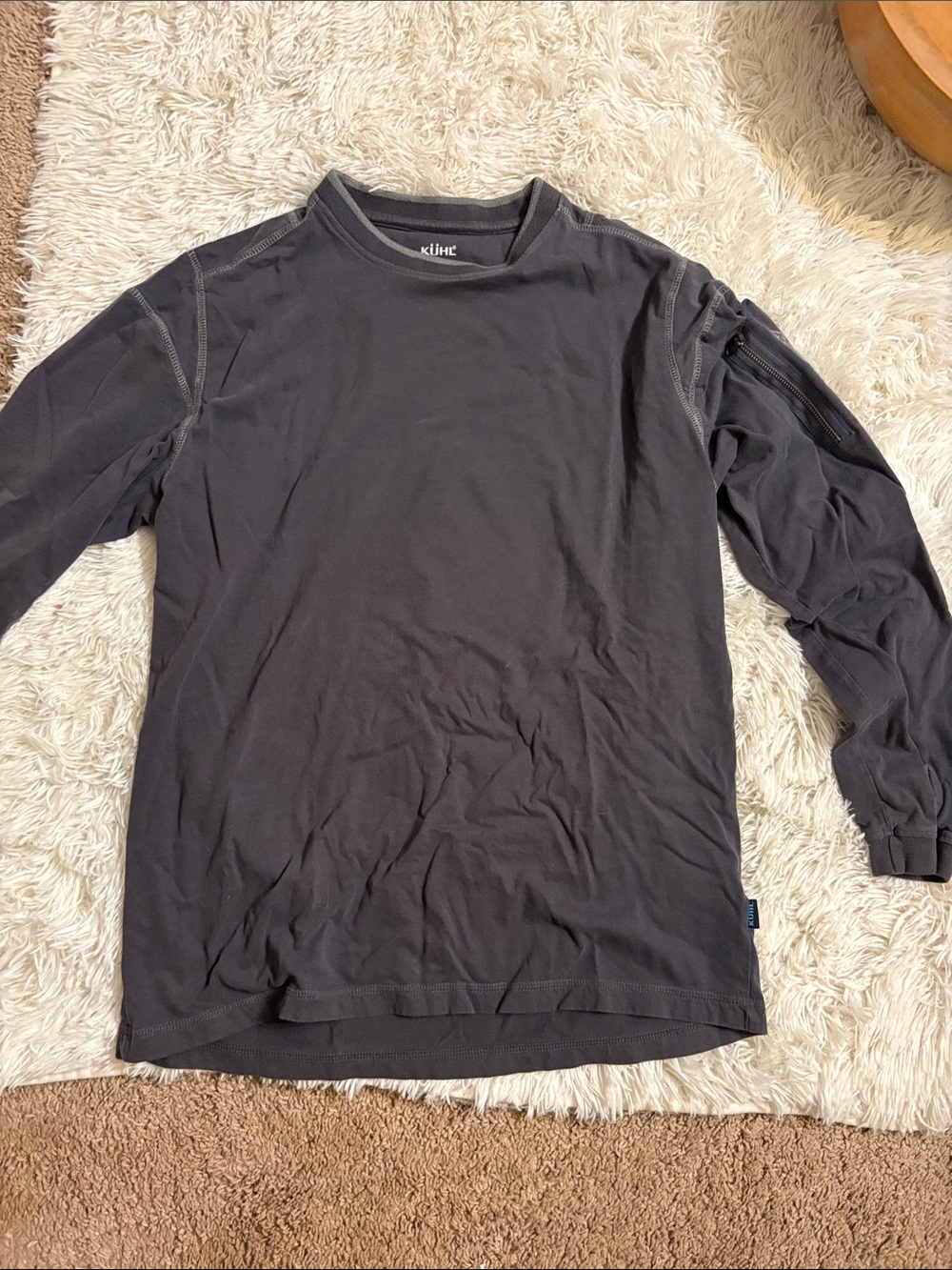 Kuhl Men's Long Sleeve Crew Shirt - Charcoal Gray